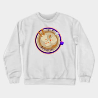 Christmas Cinnamon Marshmallow Drink Crewneck Sweatshirt